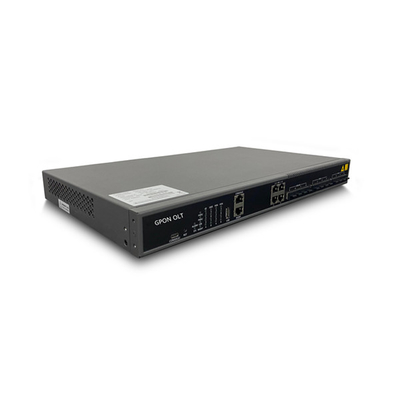 OS-GP08W GPON OLT 8PON NMS/CLI/Web management with 4*10GE uplink port,AC/DC power,Broadcom chip ZTE,Fiberhome,Huawei supplier