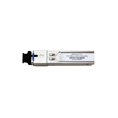 GPON OLT C++ PON Module, TX 1490nm 2.488Gbps RX 1310nm 1.244Gbps  MAX 20KM distance huawei zte fiberhome compatible supplier