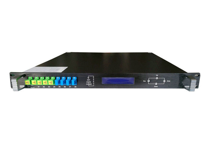 WDM EDFA Optical Amplifier 4 Port EDFA for Connecting OLT Convenient management and high cost performance supplier